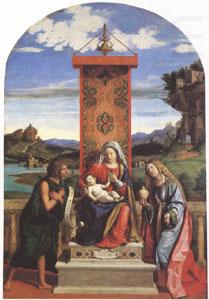 CARACCIOLO, Giovanni Battista The Virgin and Child between John the Baptist and Mary Magdalen (mk05) china oil painting image